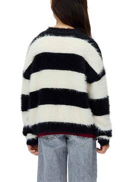 Jersey Calvin Klein rayas blanco y negro para niña