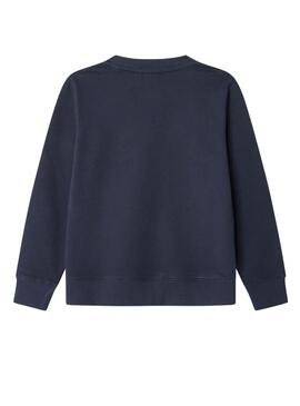 Sudadera Pepe Jeans Art Crew marino para niño