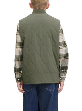 Chaleco Jack and Jones Acolchada Hero verde niño