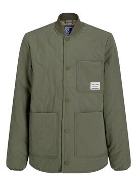 Cazadora Jack and Jones Acolchada Hero verde niño