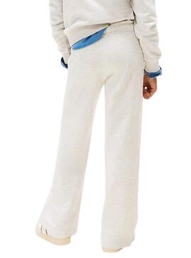 Pantalón Jogger Tommy Hilfiger Varsity gris niña