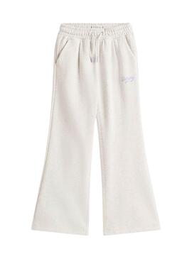 Pantalón Jogger Tommy Hilfiger Varsity gris niña