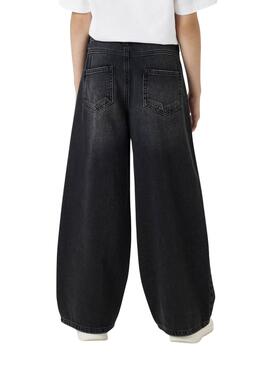 Pantalón vaquero Name It Rose negro destroy niña