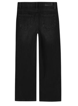 Pantalón vaquero Name It Rose negro destroy niña