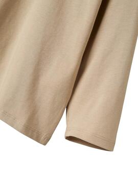 Camiseta Name It Niklaus tostado dino para niño