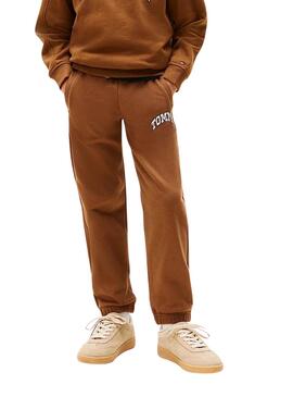 Pantalón de felpa Tommy Hilfiger Varsity para niño