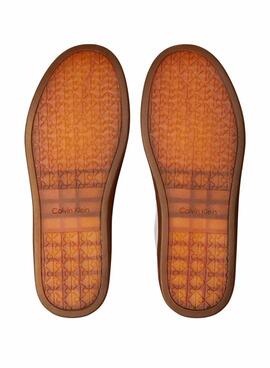 Zapatillas Calvin Klein Jeans Classic Cupsole beige para hombre