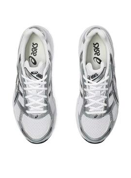 Zapatillas Asics Gel 1130 blanco y plateado para mujer