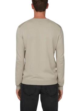 Jersey Only and Sons Wyler beige para hombre