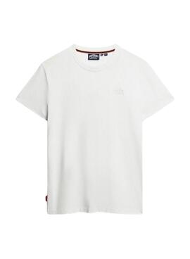 Camiseta Superdry Essential Logo blanco para hombre