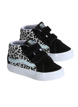 Zapatillas Vans Sk8-Mid Leopardo para niña pequeña