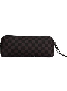 Estuche Vans Old Skool cuadros negro para niños