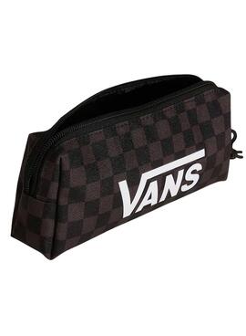 Estuche Vans Old Skool cuadros negro para niños
