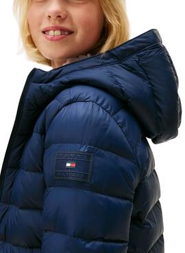 Abrigo Acolchado Tommy Hilfiger marino para niños
