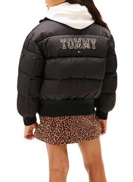 Cazadora Tommy Hilfiger bomber reversible niña