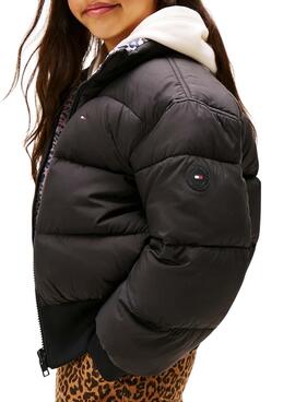 Cazadora Tommy Hilfiger bomber reversible niña