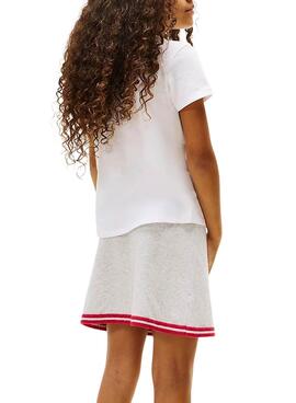 Camiseta Tommy Hilfiger Varsity slim blanco niña