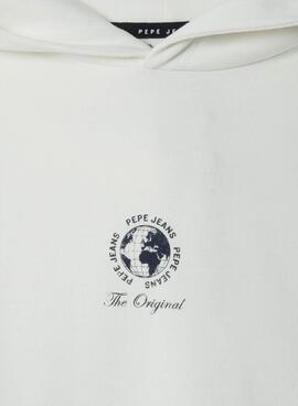 Sudadera Pepe Jeans Iago beige para niño