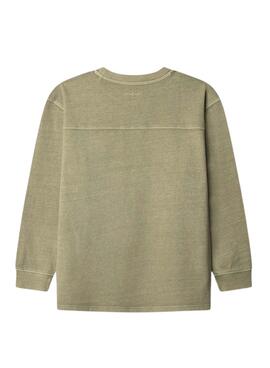 Camiseta Pepe Jeans Telmo verde para niño