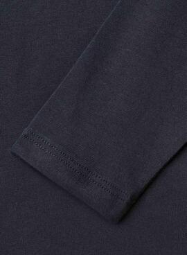 Camiseta Pepe Jeans New Herman logo marino niño