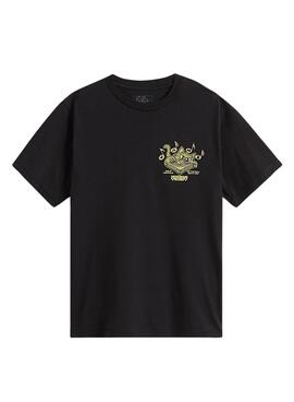 Camiseta Vans Scratched Records negro para niño