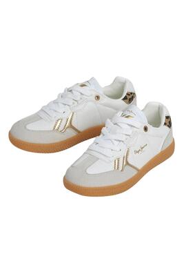 Zapatillas Pepe Jeans Ball blanco para niña