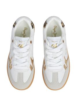 Zapatillas Pepe Jeans Ball blanco para niña