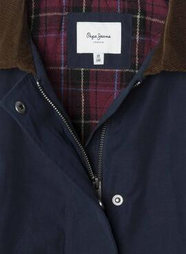 Cazadora Pepe Jeans Erica marino para niña