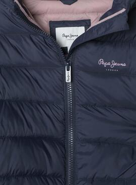 Cazadora Pepe Jeans acolchada marino para niña