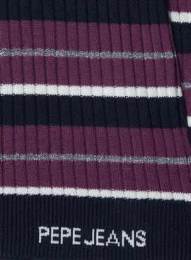 Jersey Pepe Jeans acanalado de rayas para niña