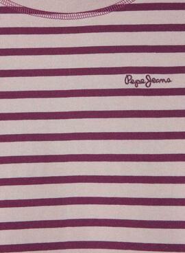 Camiseta Pepe Jeans Adrianne rayas para niña
