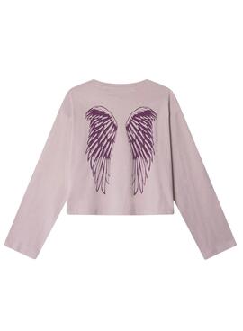 Camiseta Pepe Jeans Ally rosa para niña