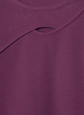 Top Pepe Jeans Avery granate para niña