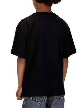 Camiseta Calvin Klein Monologo Photo negro niño