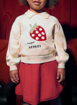 Conjunto Mayoral falda y jersey jacquard para niña