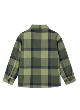 Sobrecamisa Mayoral cuadros verde para niño