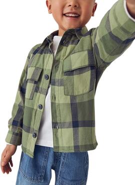 Sobrecamisa Mayoral cuadros verde para niño