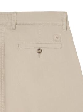 Pantalón chino Silbon Casual beige para hombre