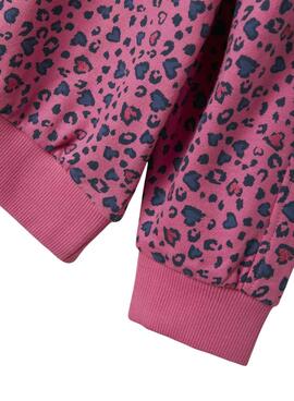 Sudadera Name It Nula corazones rosa para niña