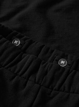 Pantalones anchos Name It Noriana negro para niña