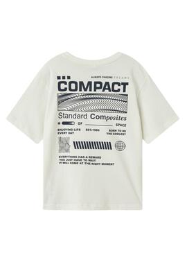Camiseta Name It Nelson Beige para niño