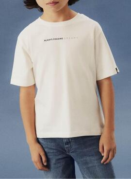 Camiseta Name It Nelson Beige para niño