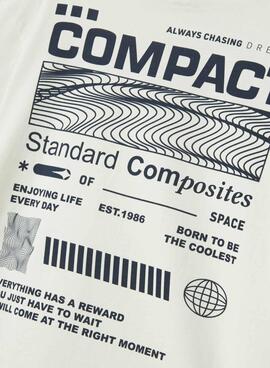 Camiseta Name It Nelson Beige para niño