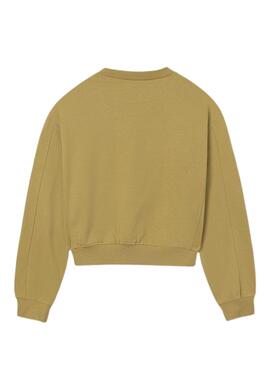 Sudadera Mayoral mostaza para niña