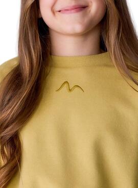 Sudadera Mayoral mostaza para niña