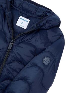 Chaquetón Mayoral soft marino para niña
