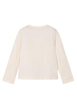 Camiseta Mayoral con coletero rojo para niña