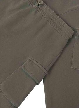 Conjunto Mayoral falda cargo y sudadera verde niña