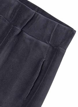 Pantalón largo Mayoral de pana azul para niña