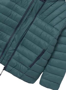 Cazadora Mayoral acolchada ligera verde para niño